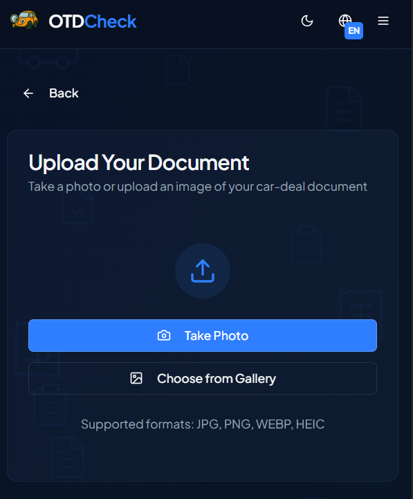 OTDCheck screenshot 2