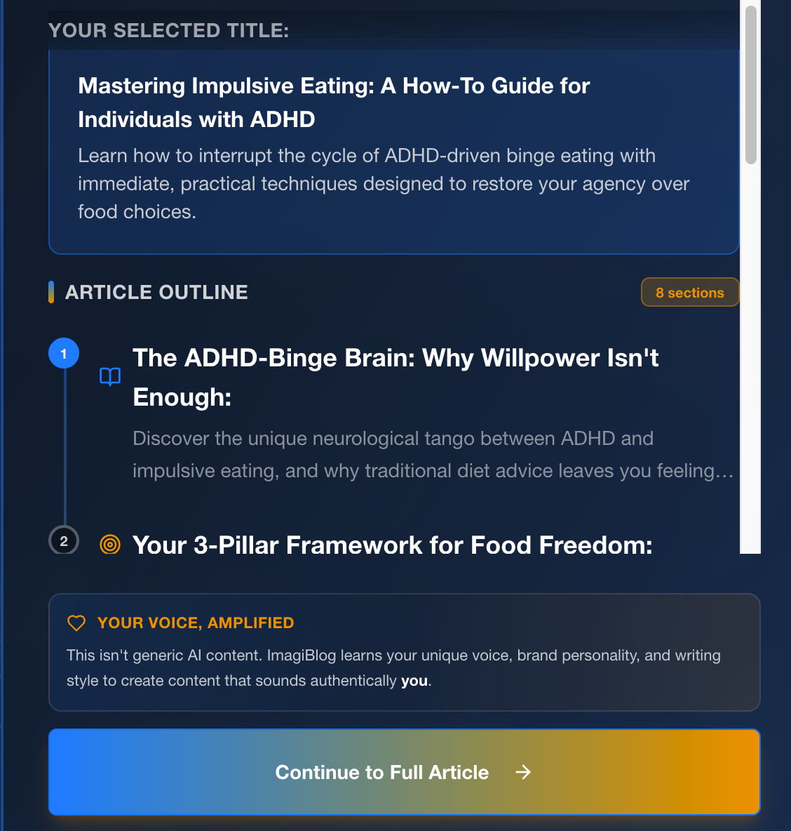 ImagiBlog screenshot 4