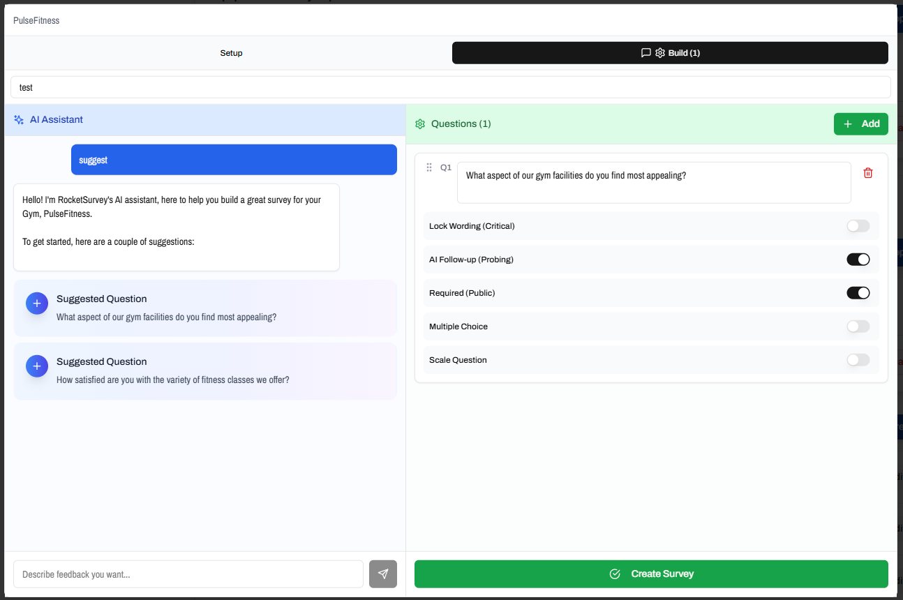 RocketSurvey screenshot 2