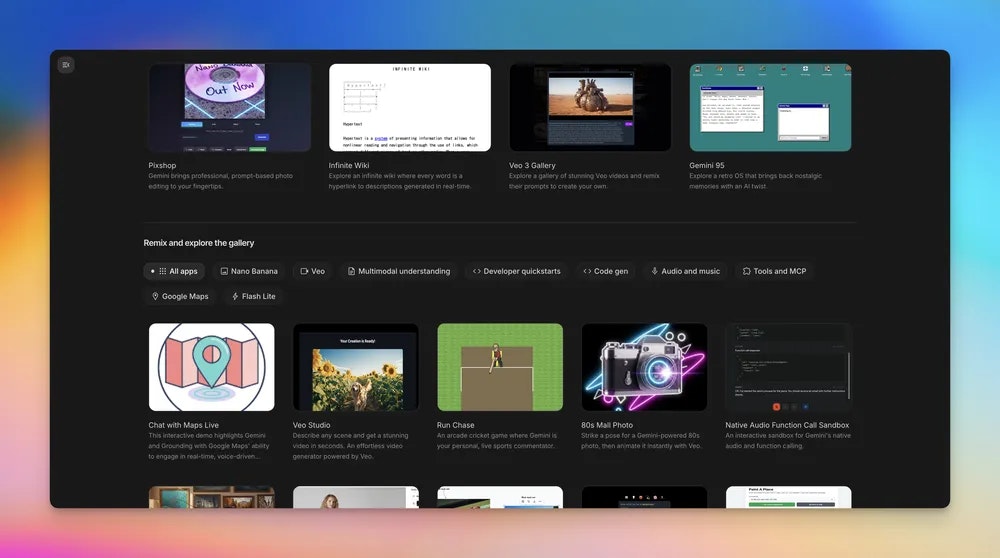 Google AI Studio 2.0 screenshot 4