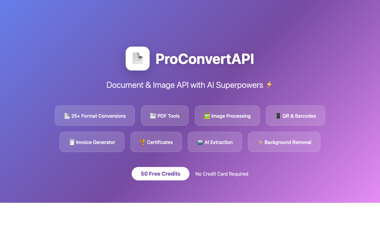 ProConvertAPI screenshot 1