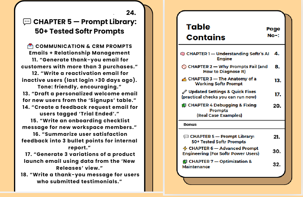 The Softr AI Prompt Guide (100+Prompts) screenshot 2