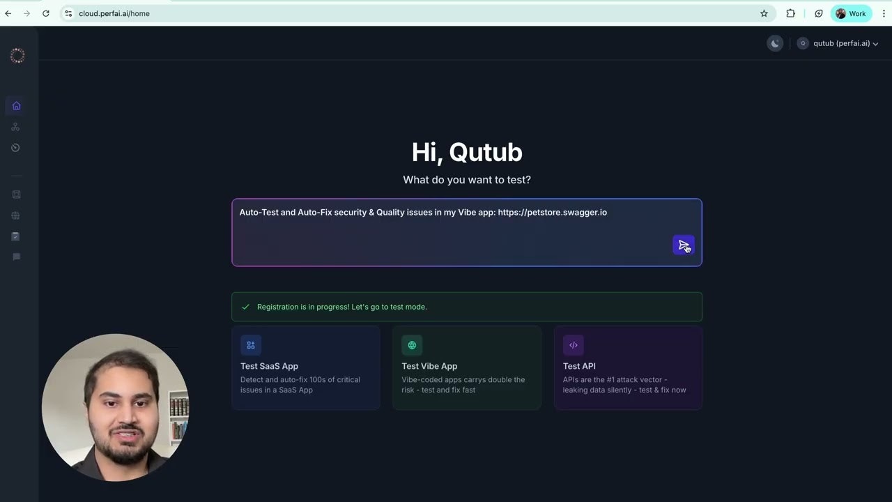 PerfAI — Vibe Coding Edition screenshot 2
