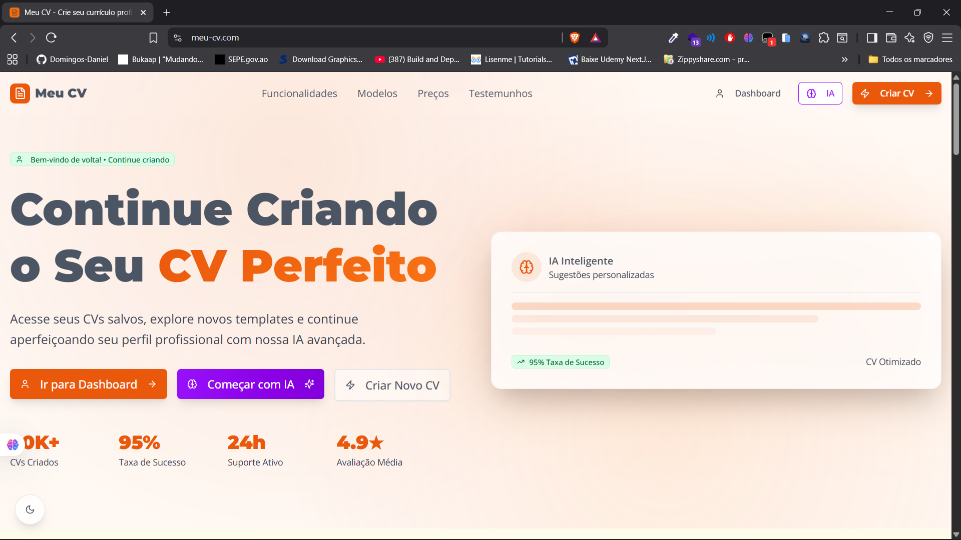 Meu CV screenshot 1