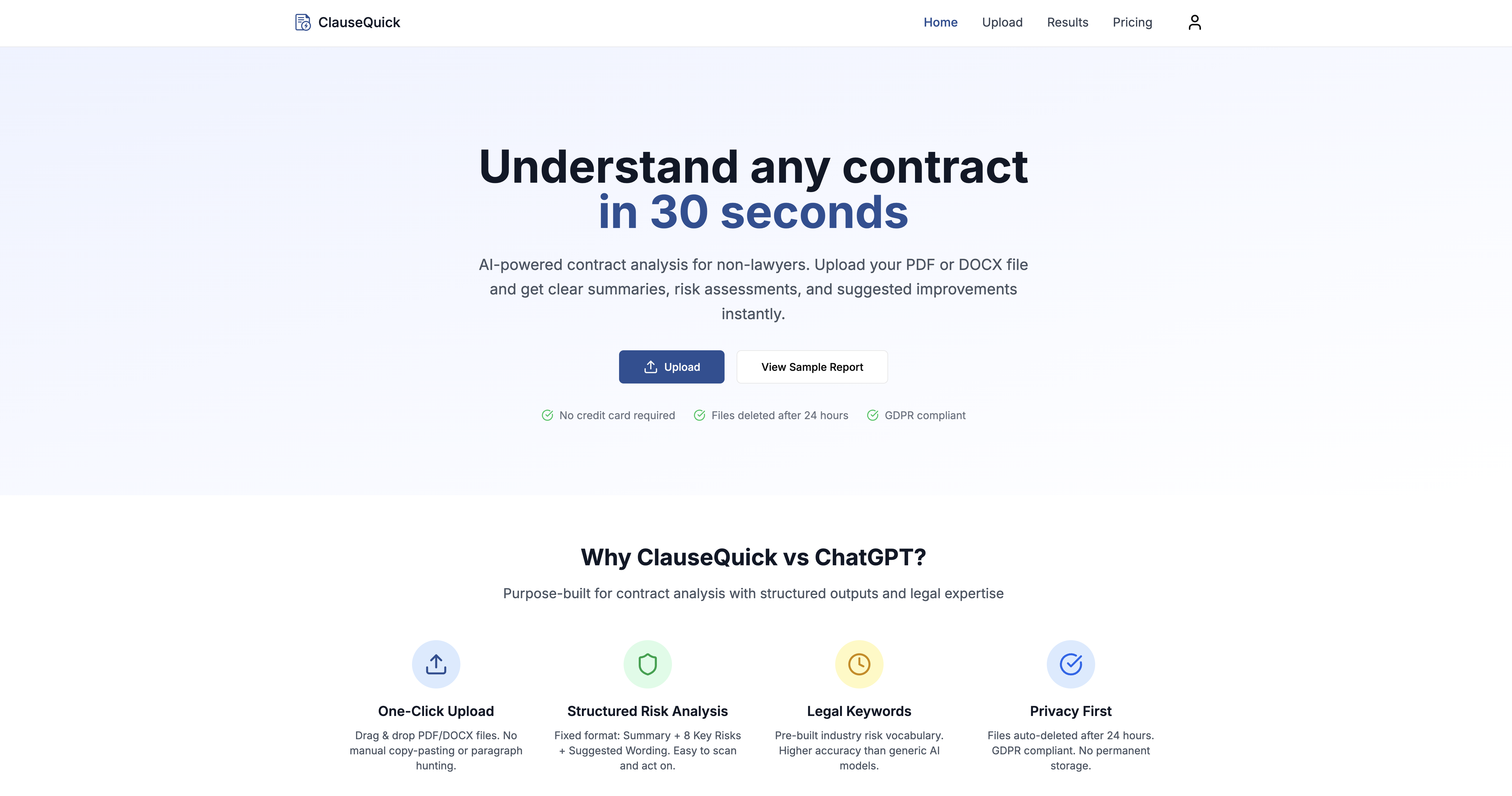 ClauseQuick screenshot 2