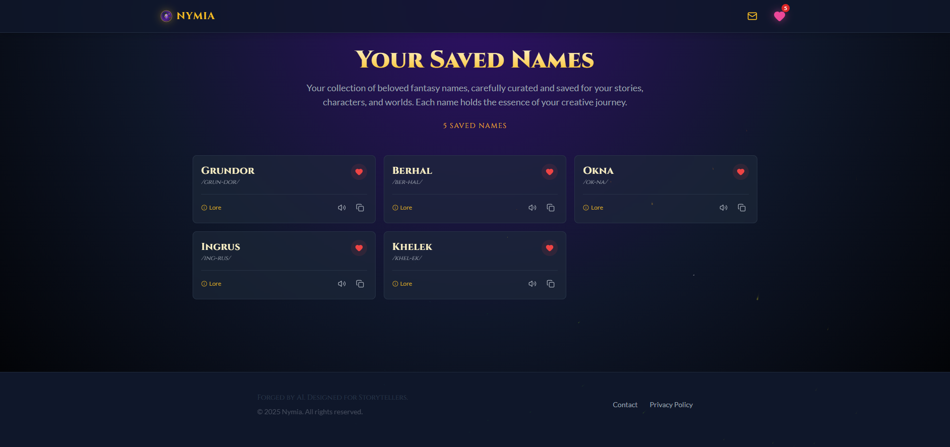 Nymia screenshot 3