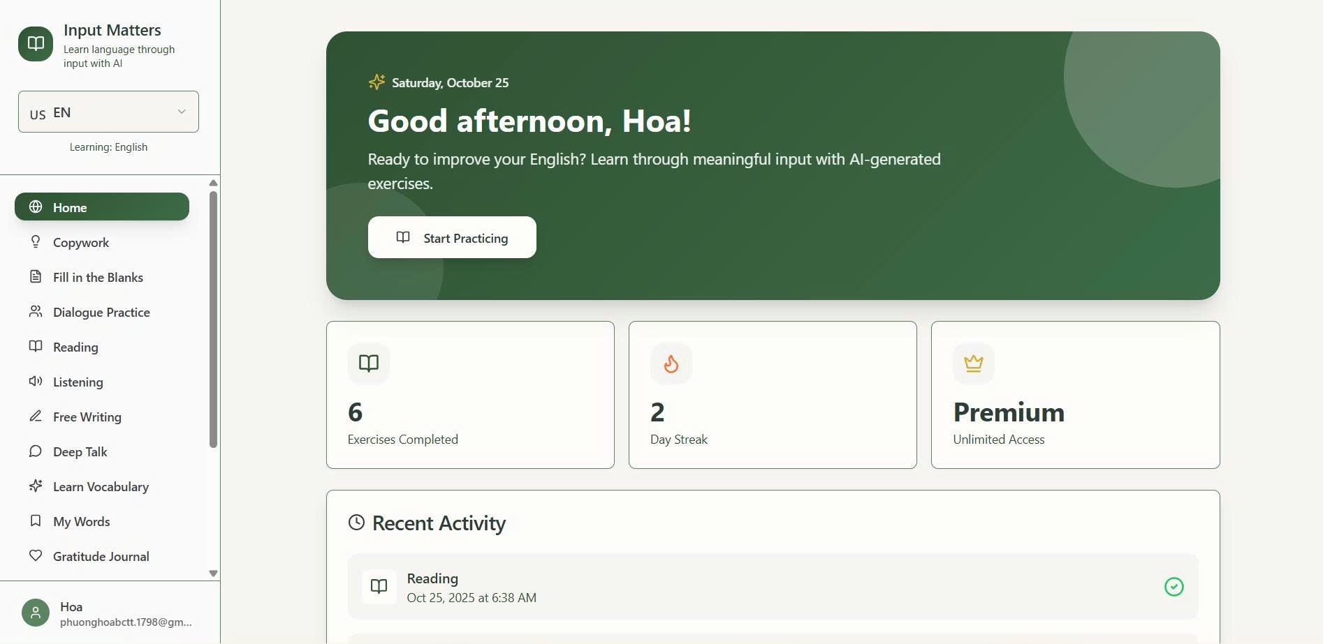 Input Matters screenshot 2
