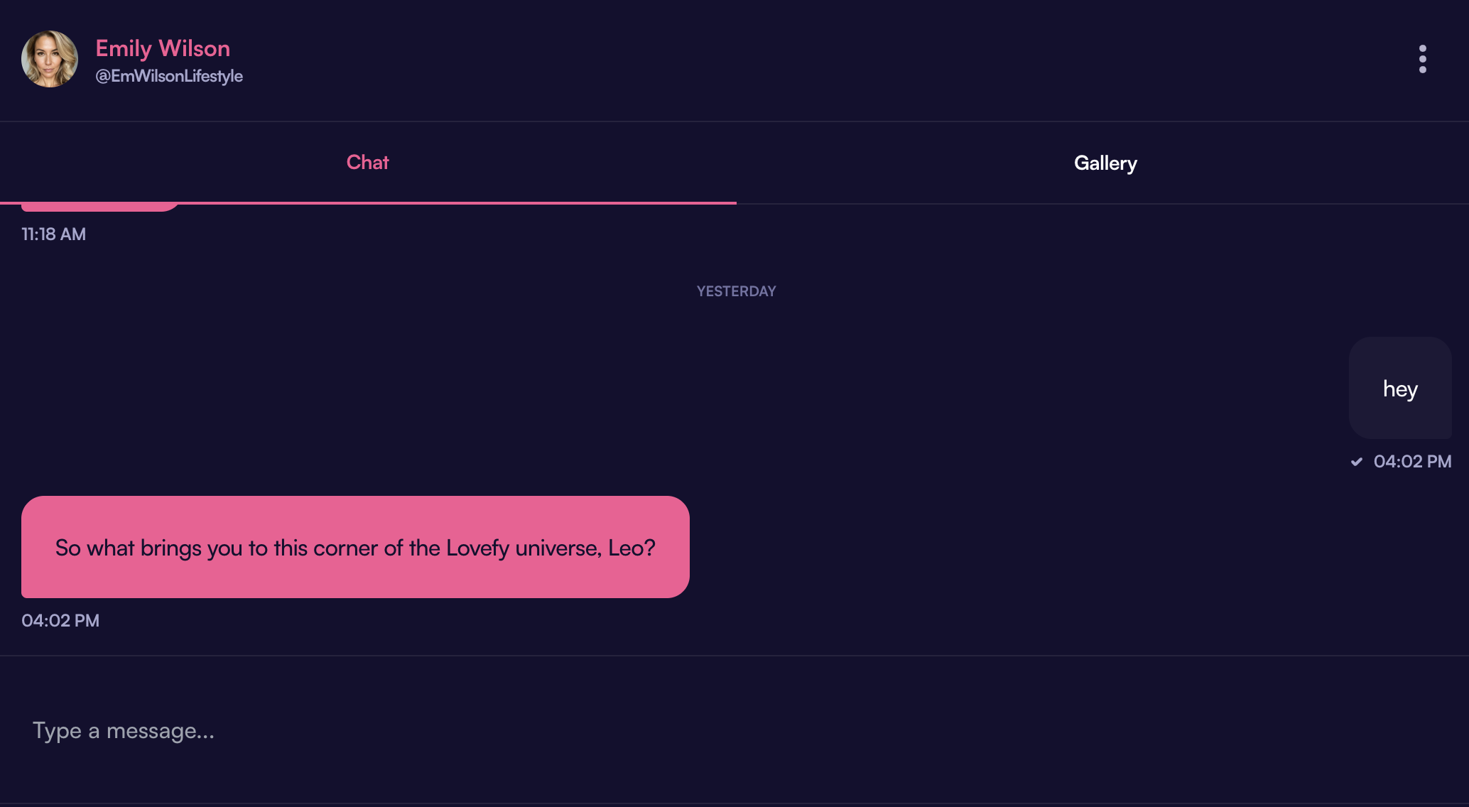 Lovefy screenshot 3