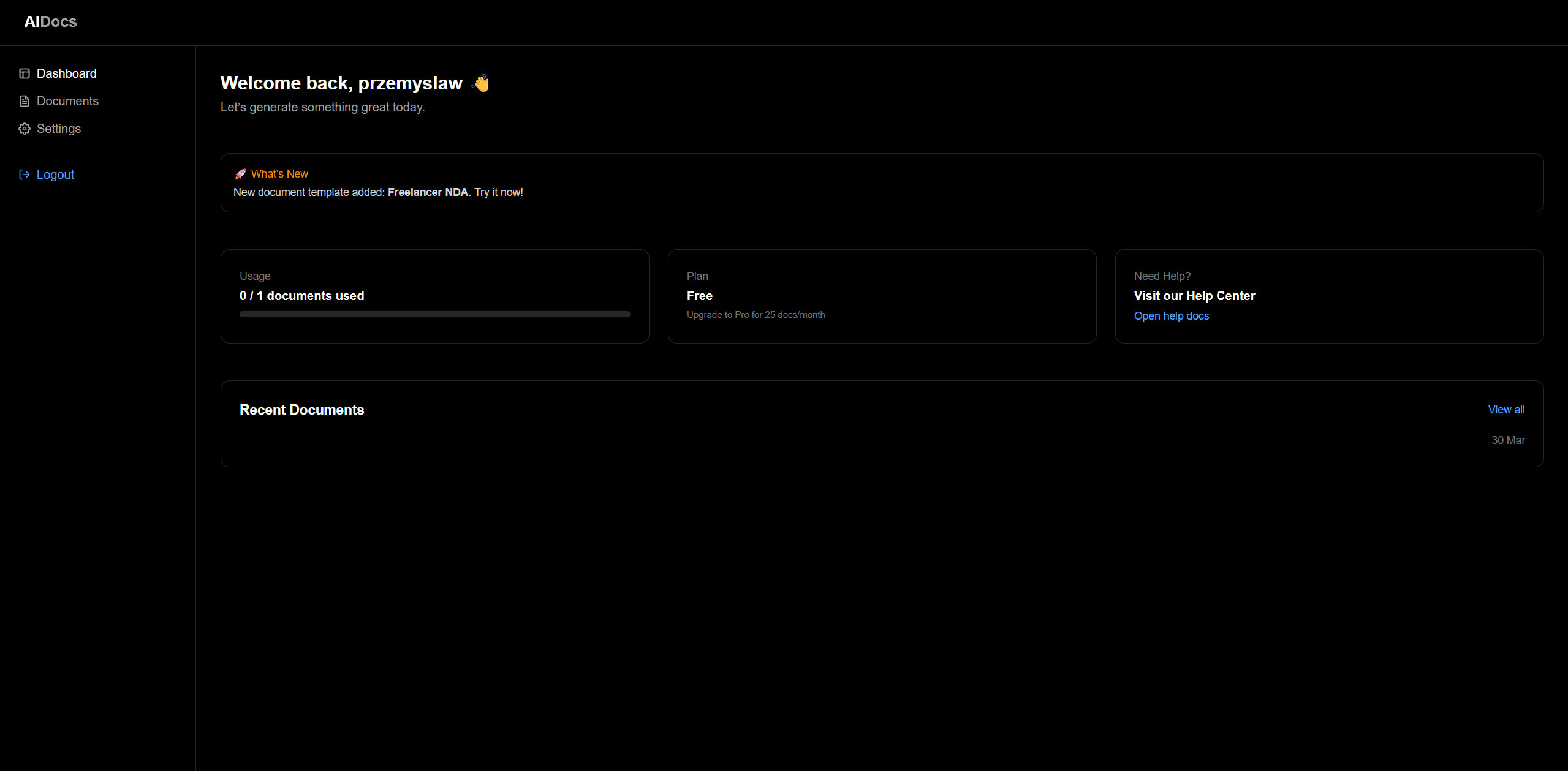 AIDocs - AI Document Generator screenshot 4