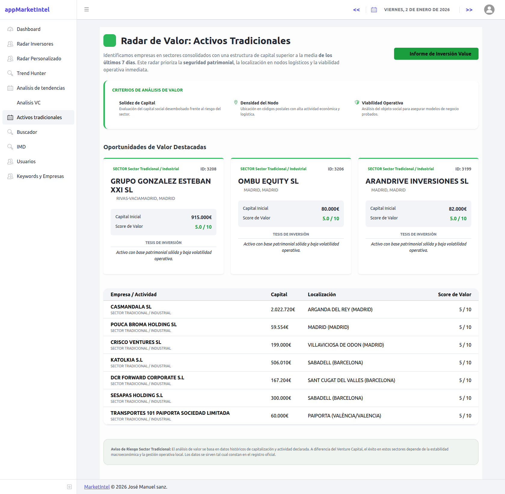 MarketIntel screenshot 4