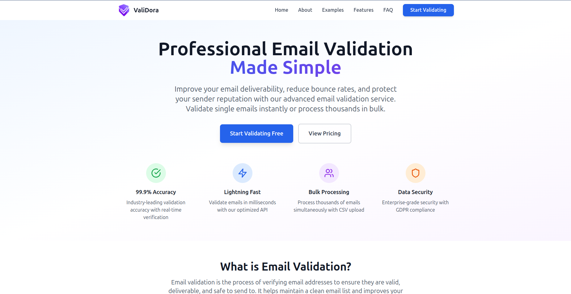 ValiDora screenshot 1