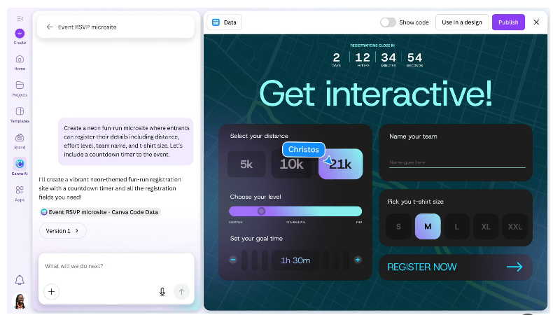 Canva’s Creative Operating System screenshot 2