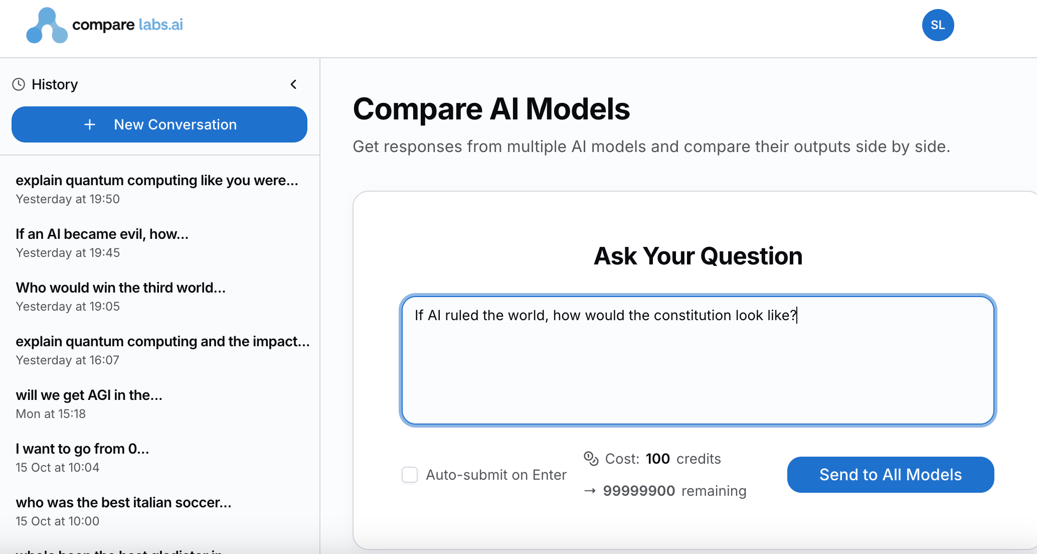 CompareLabs.ai screenshot 2