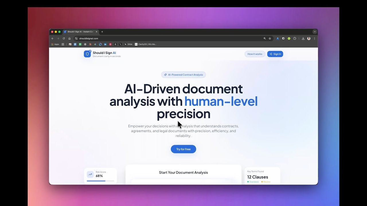 Should I Sign AI screenshot 1