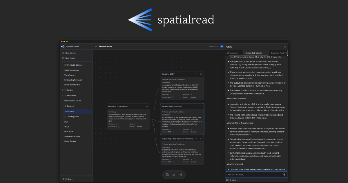 SpatialRead screenshot 1
