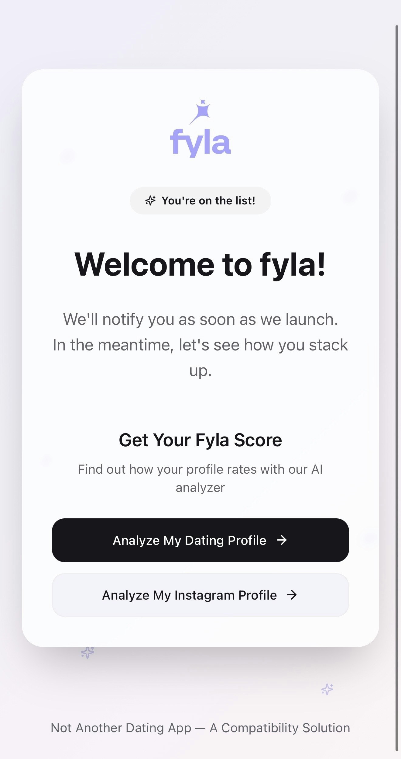 Fyla Profile Analyzer screenshot 1