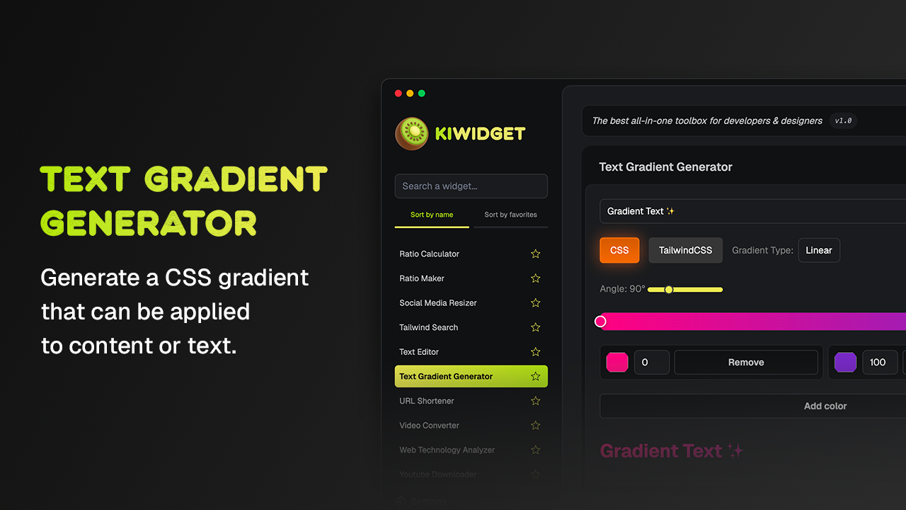 Kiwidget screenshot 7
