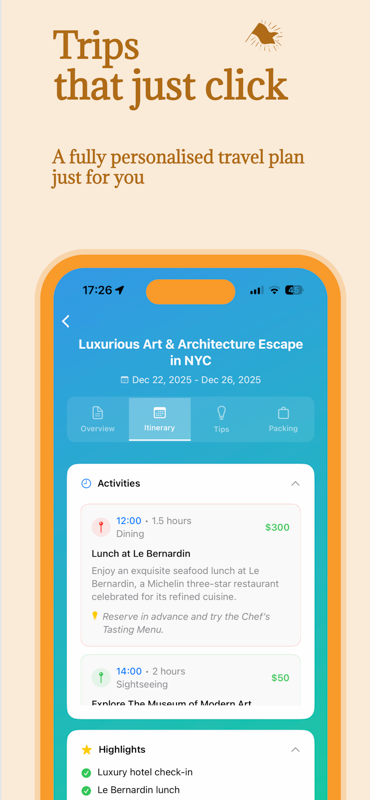 Odyssey: AI Travel Assistant screenshot 2