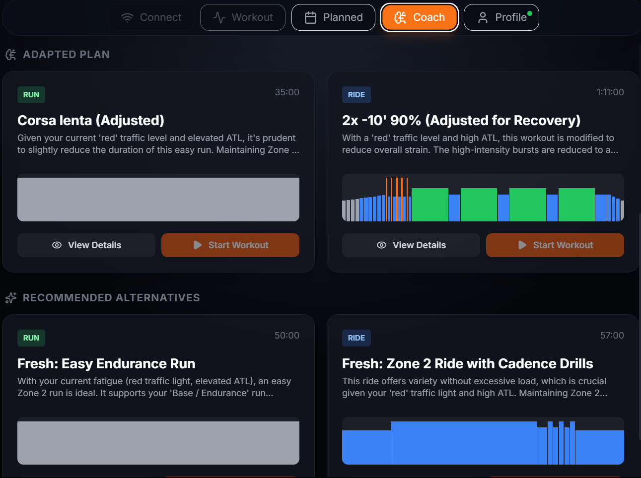 PeakPacing screenshot 1
