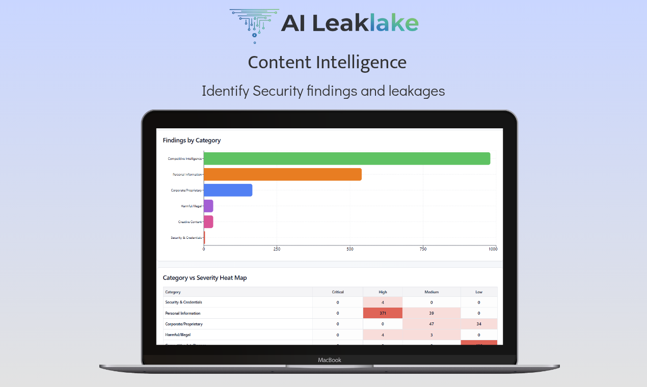 Identify AI data leaks,public or private screenshot 3