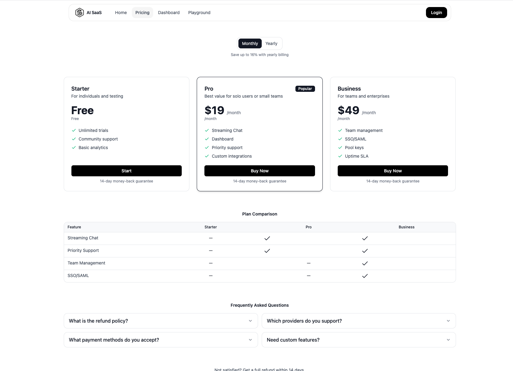 AI SaaS Starter Kit screenshot 2