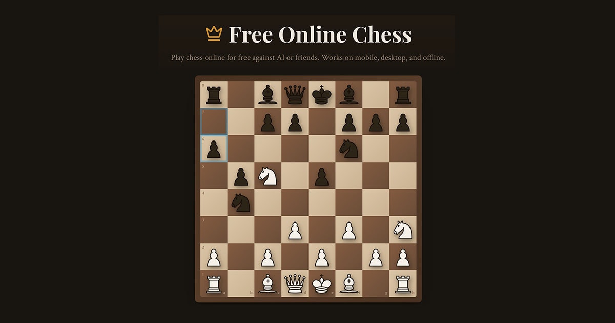 Free Online Chess screenshot 1