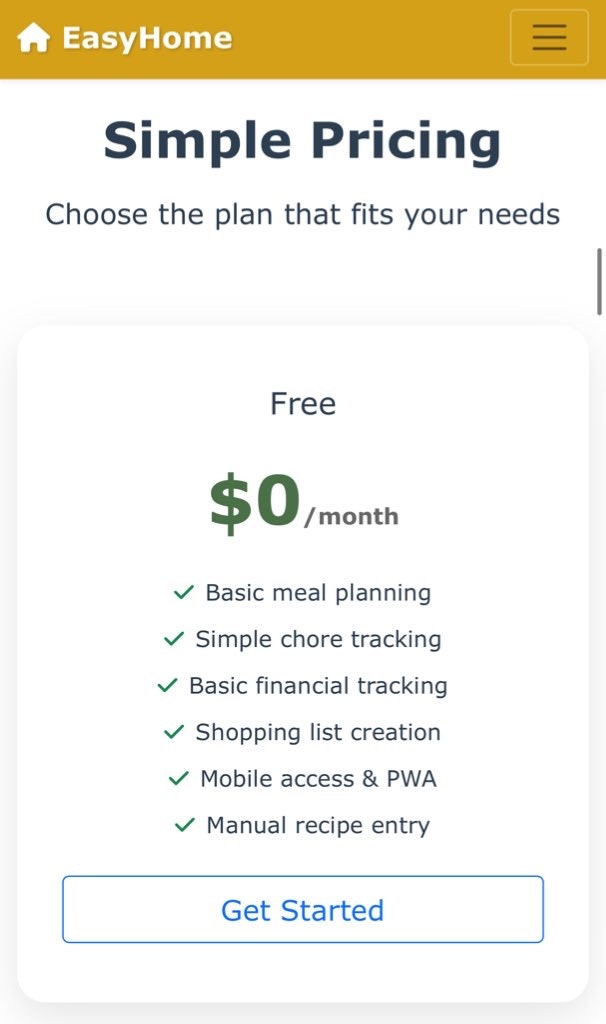 EasyHome screenshot 1