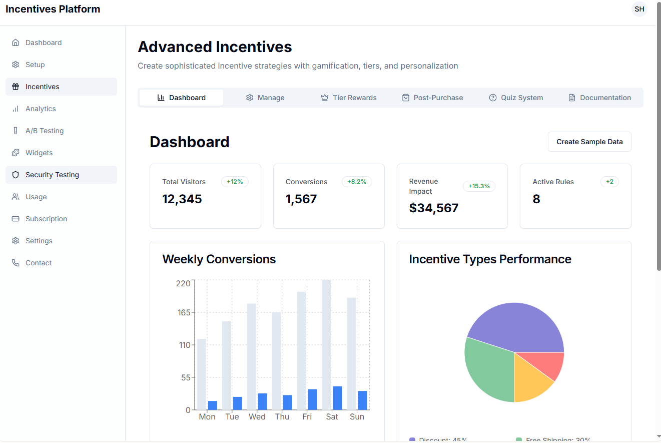 Incentive Generator screenshot 2