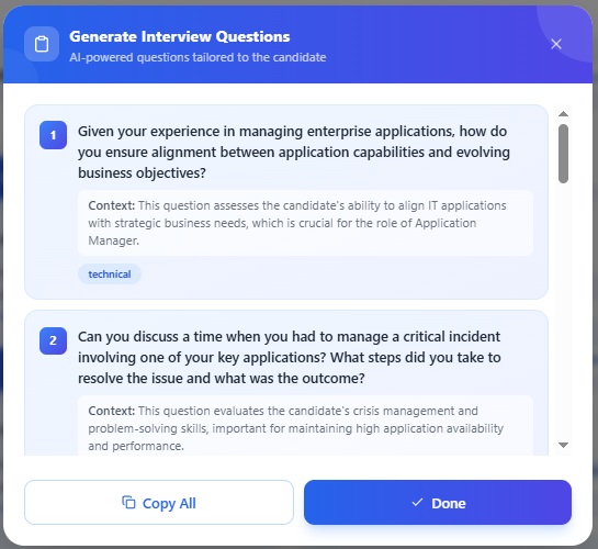 HireIQ - Hiring Assistant for Teams screenshot 3