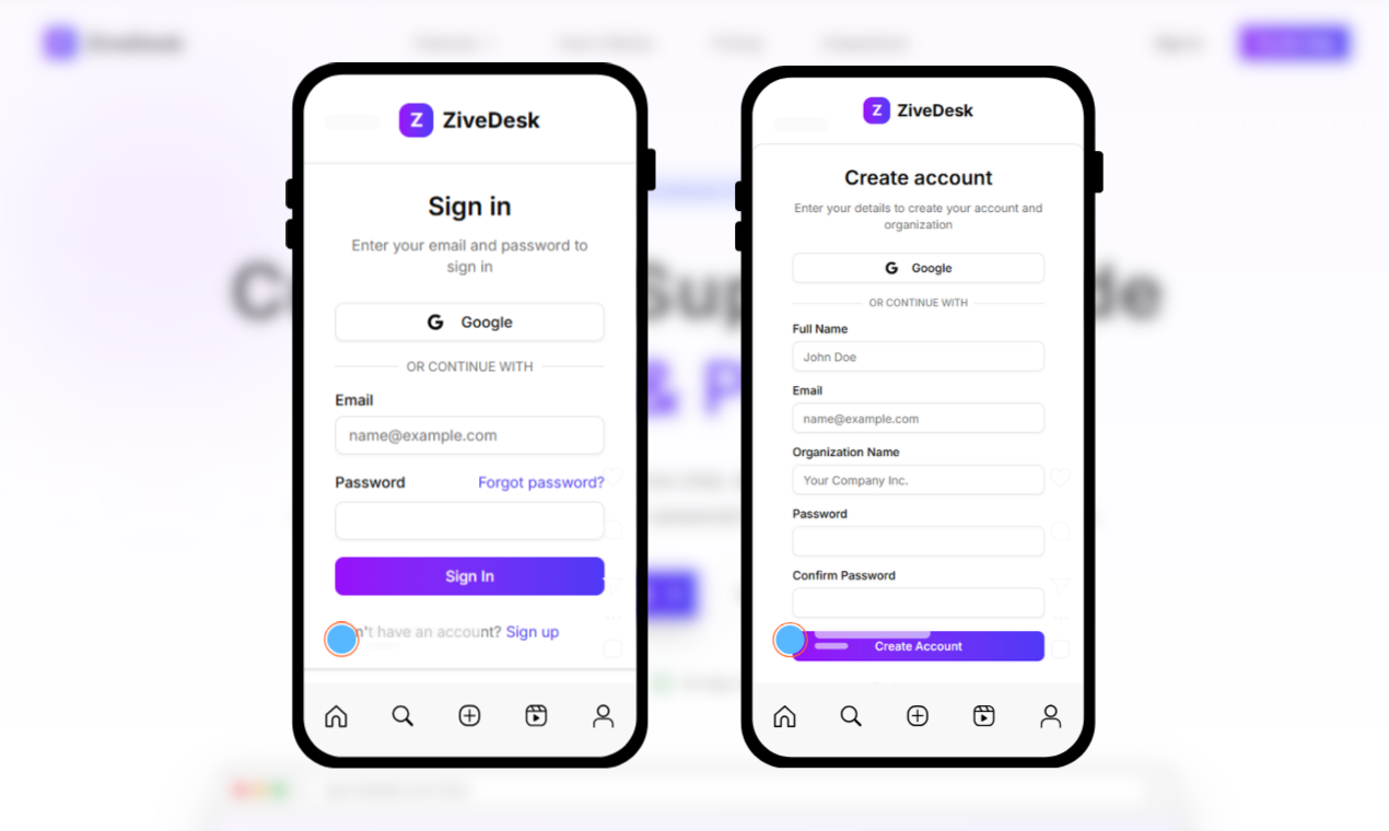 ZiveDesk screenshot 2