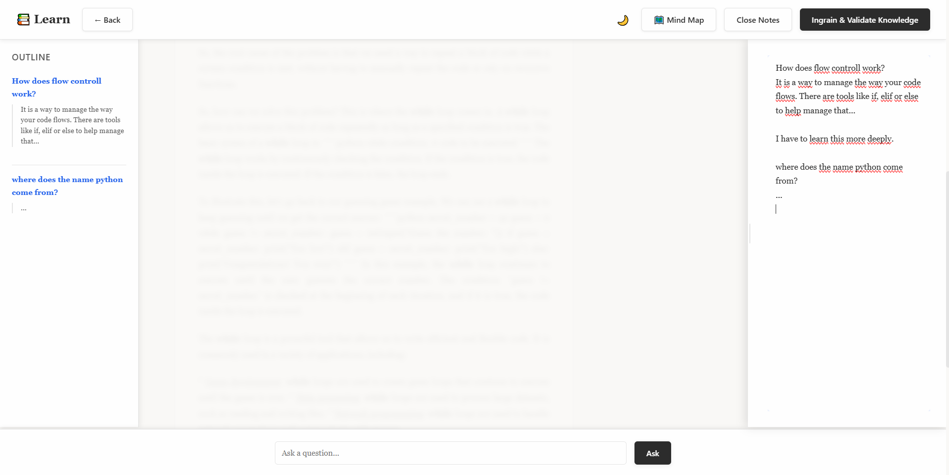 True Learning AI App screenshot 3
