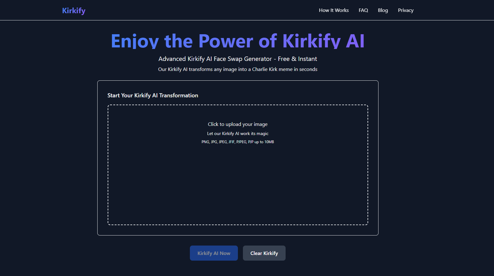Kirkify AI screenshot 1