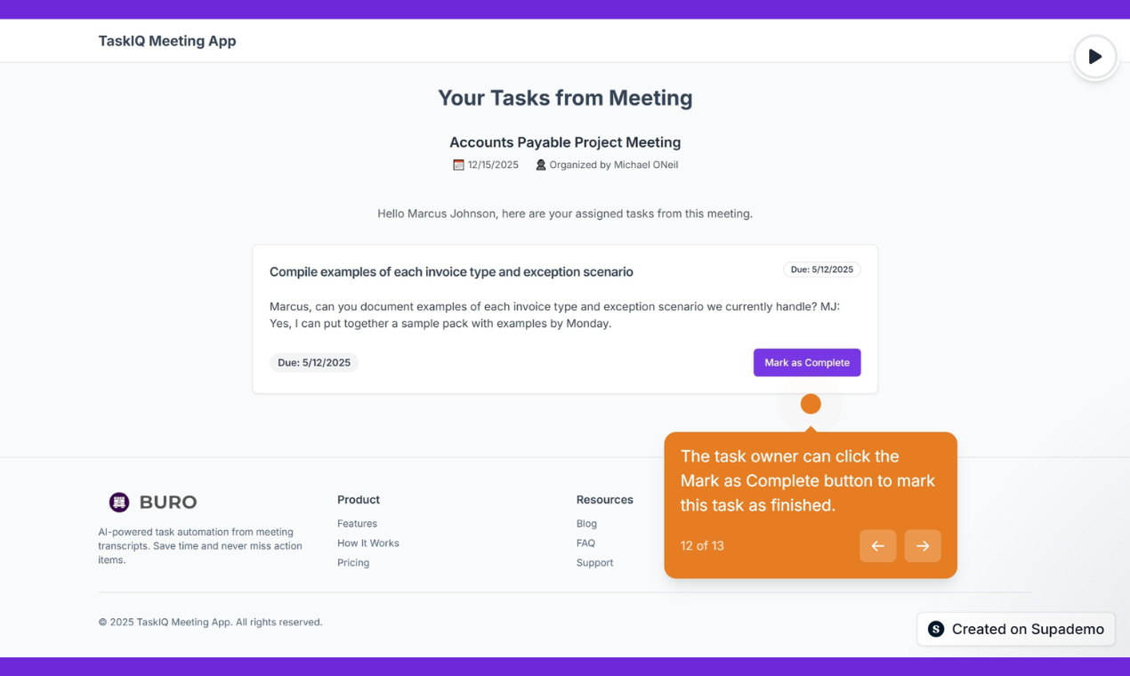 TaskIQ - Meeting tasks by email screenshot 11