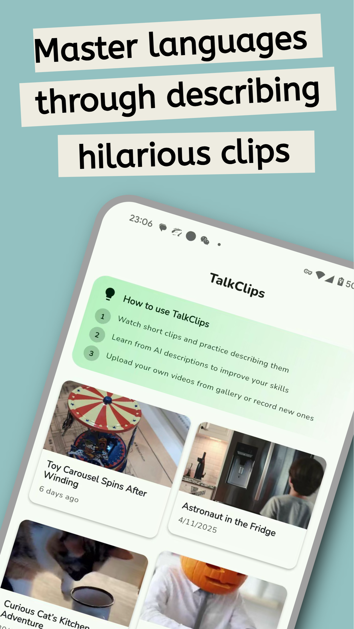 TalkClips screenshot 1