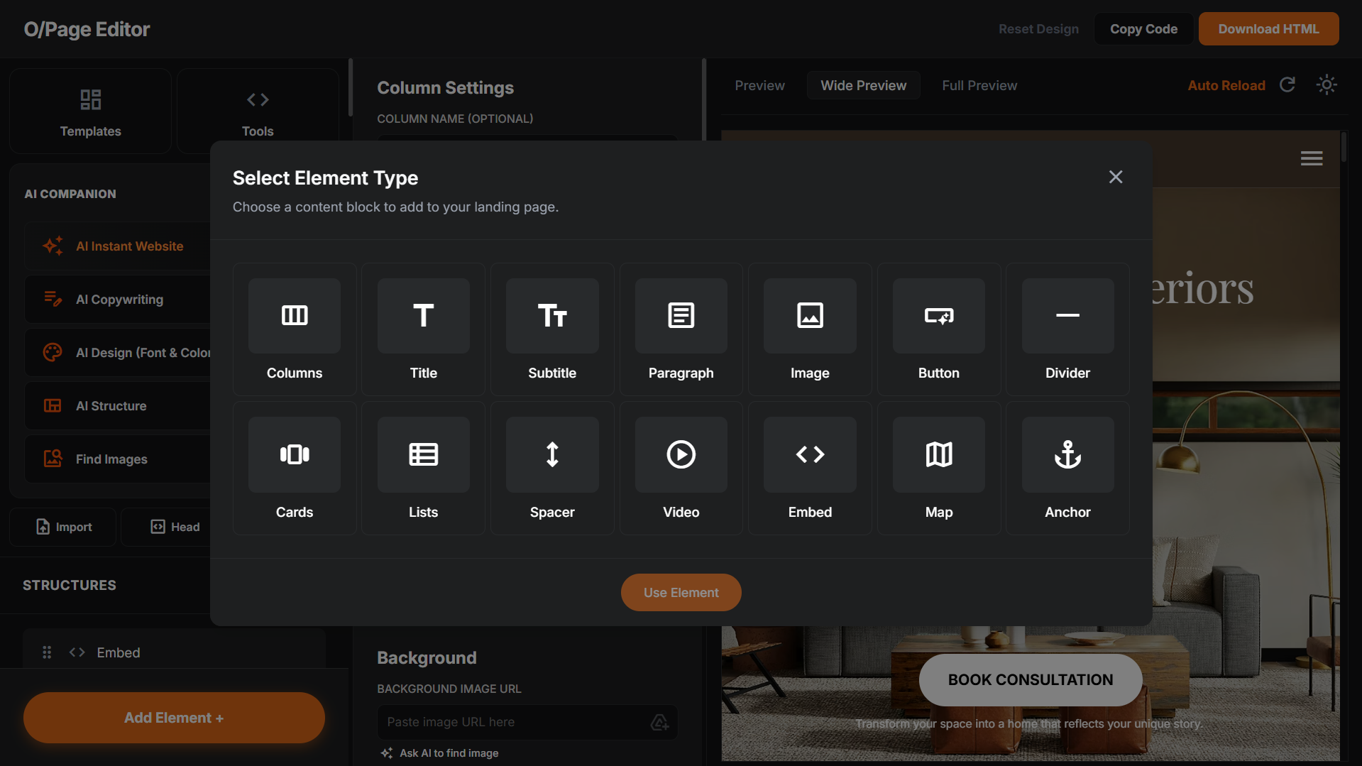 O/Page Website Builder screenshot 5