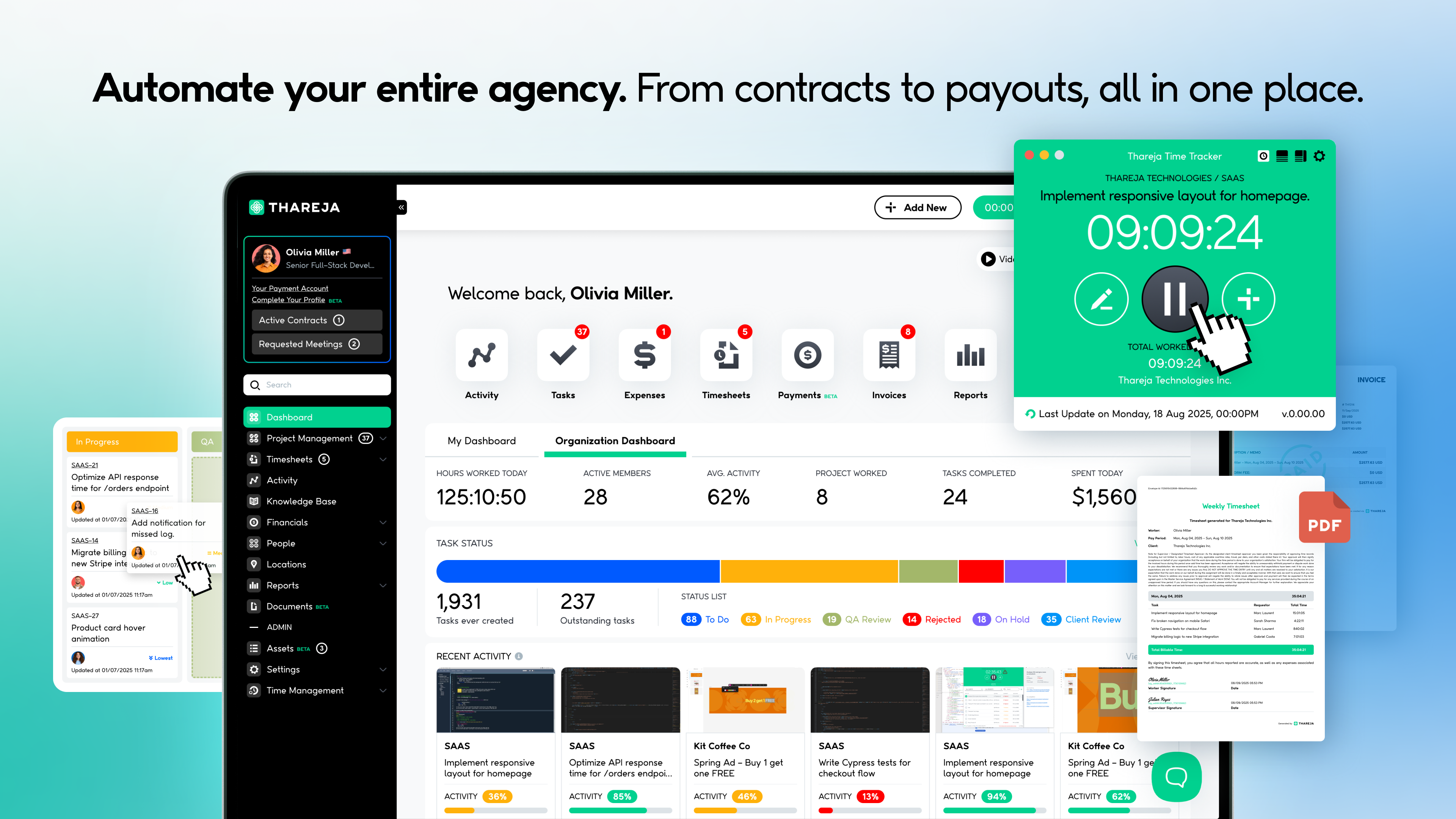 Thareja Al: Freelancer Co-pilot screenshot 1