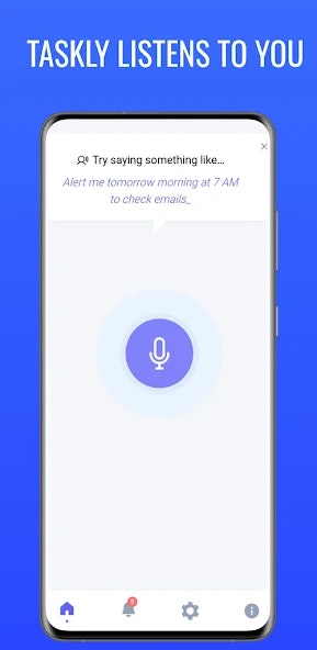Taskly, powered by AI and voice screenshot 1