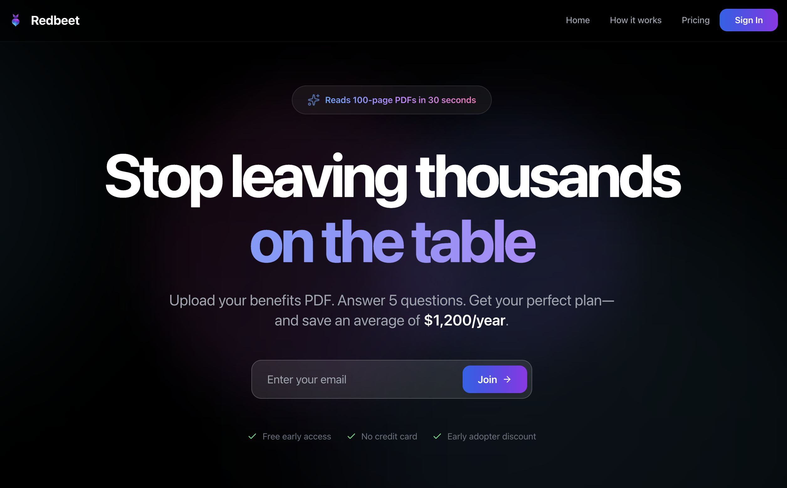 Redbeet screenshot 1