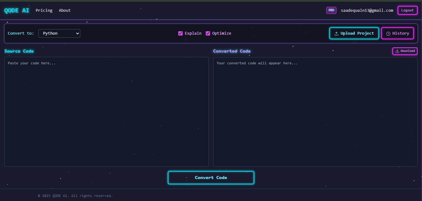 QODEAI screenshot 1