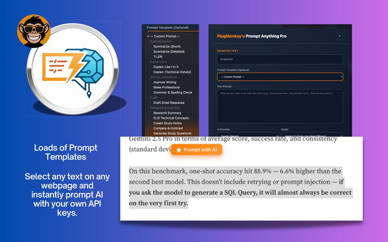 Prompt Anything Pro by PlugMonkey screenshot 2