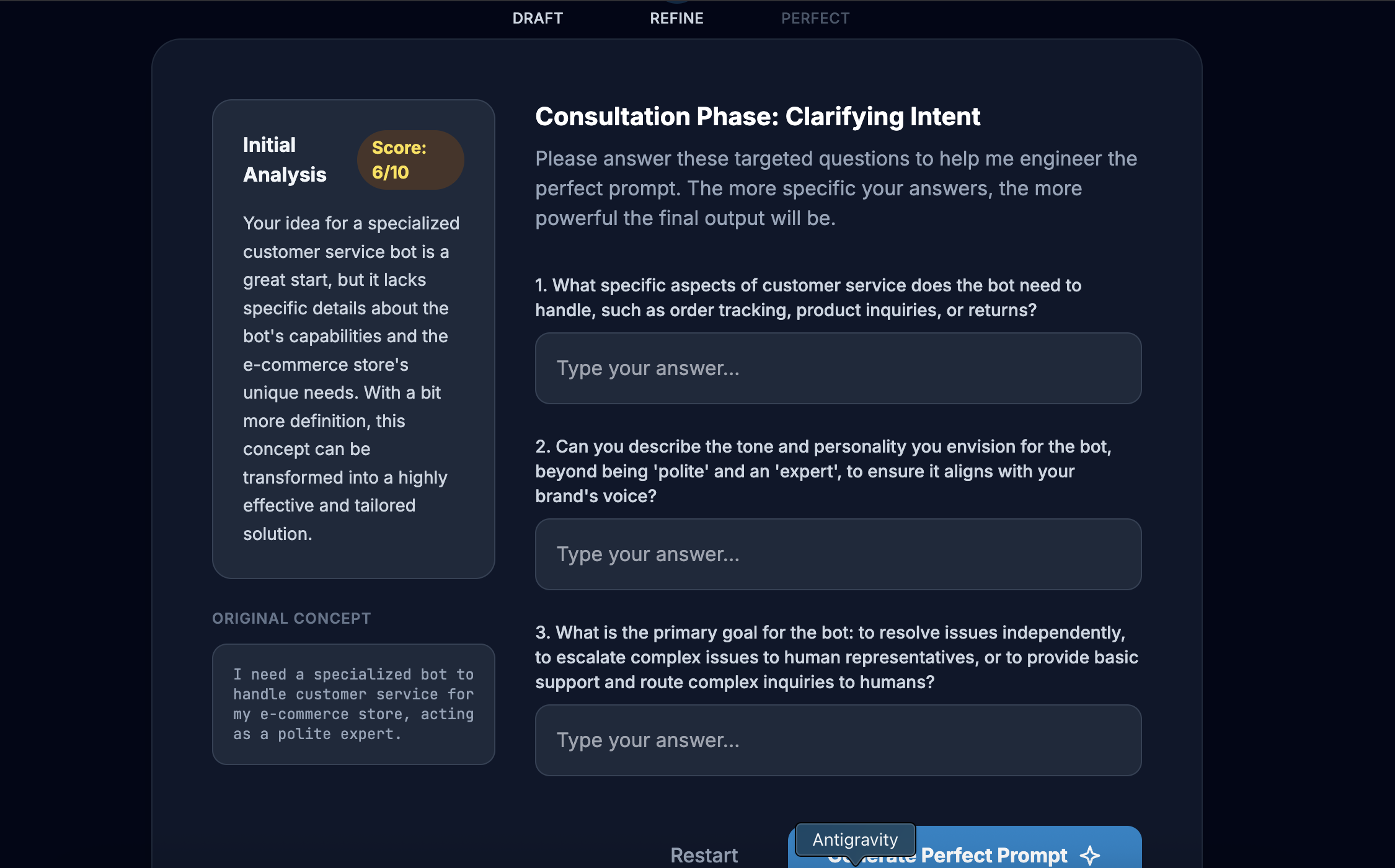 PromptCraft screenshot 2