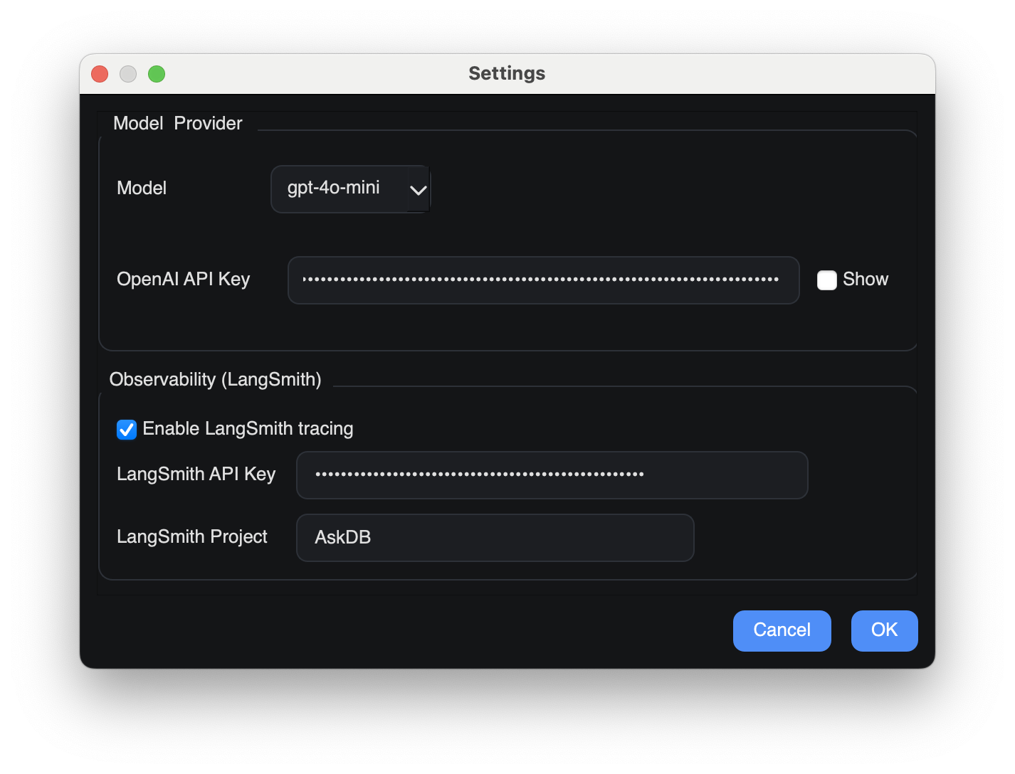 AskDB screenshot 3