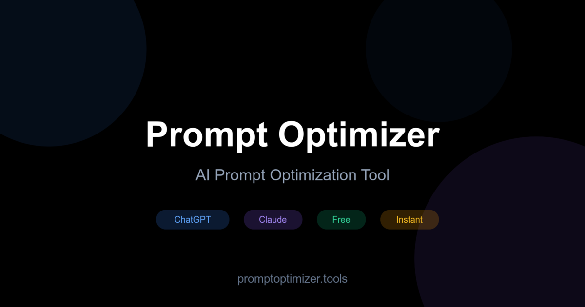 Prompt Optimizer screenshot 1