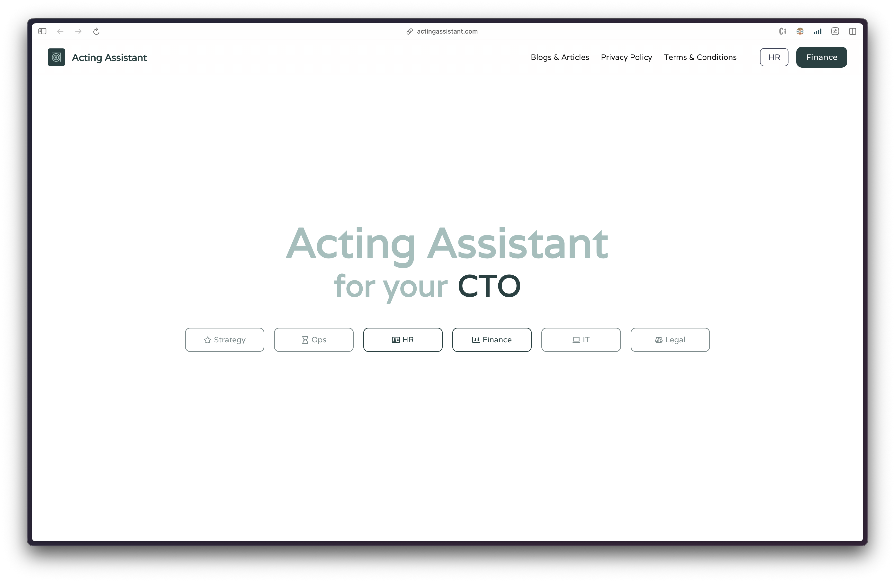 Acting Assistant screenshot 1