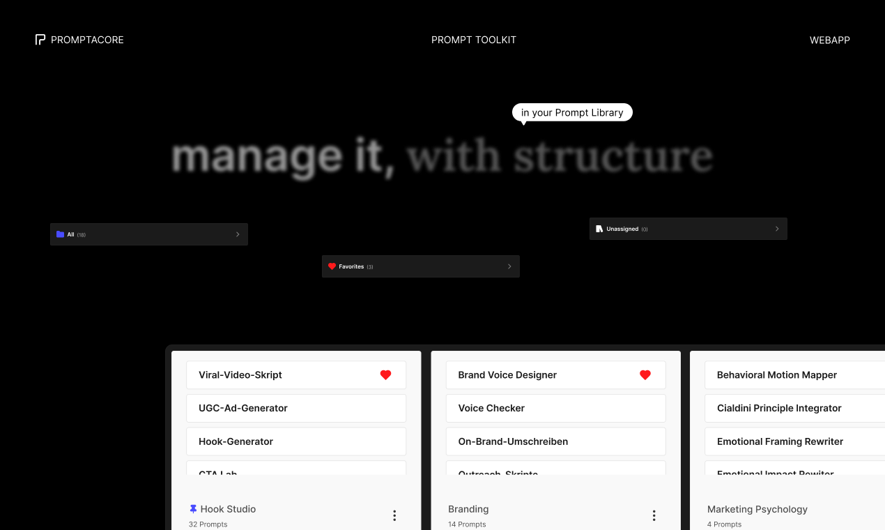 Promptacore screenshot 4