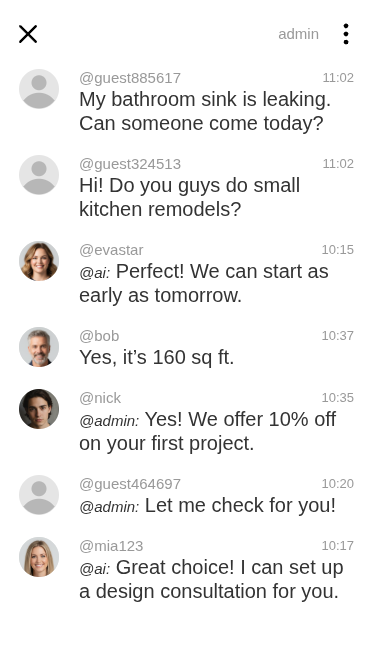 Account & AI Chat Widgets screenshot 7