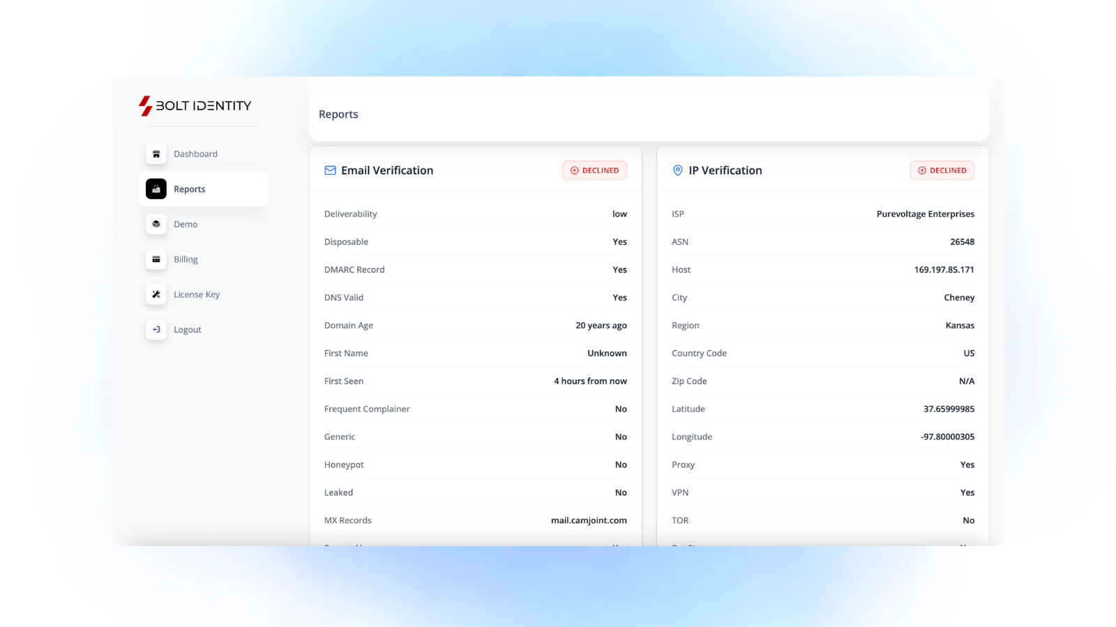 Bolt Identity screenshot 8