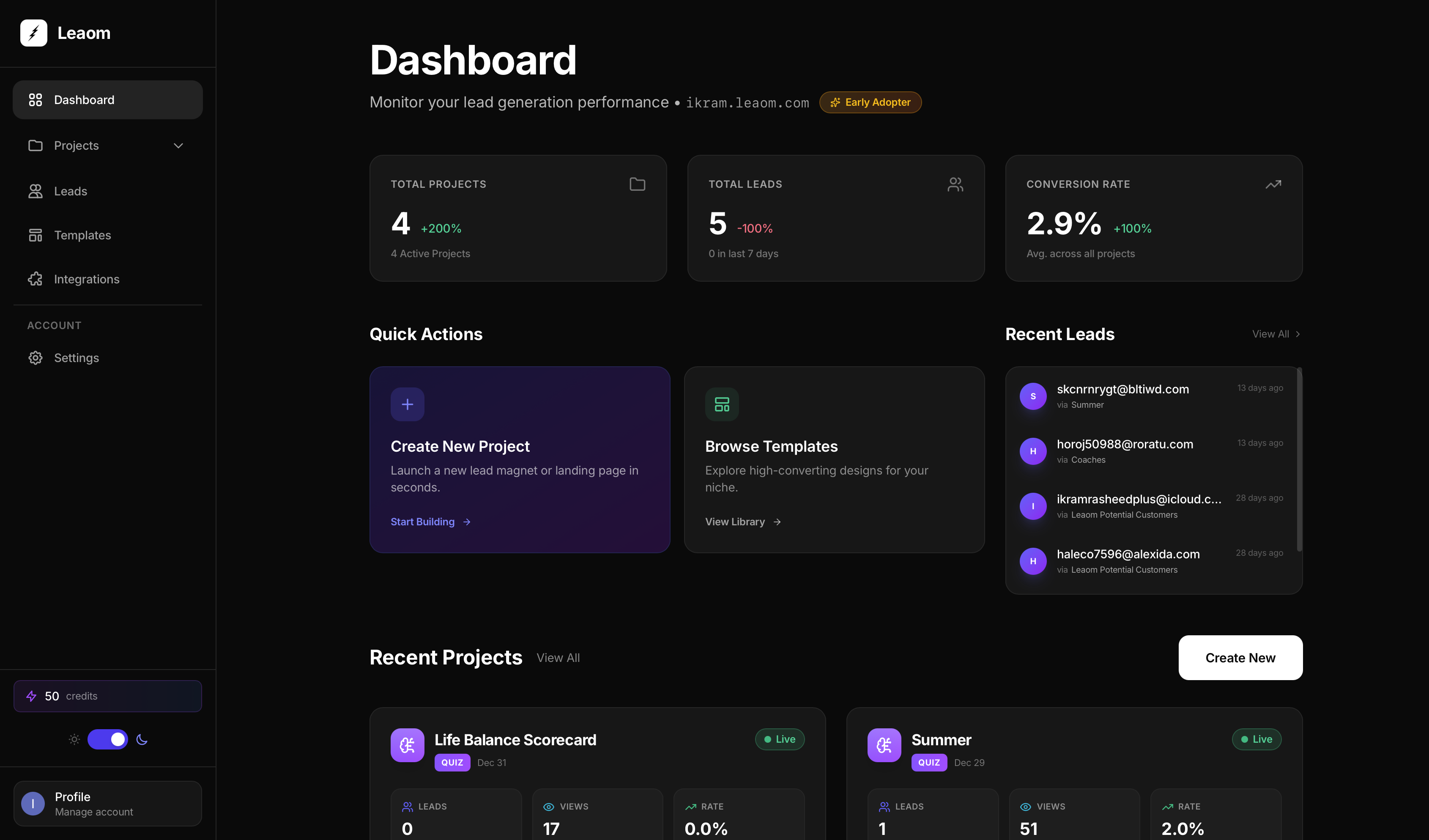 Leaom screenshot 3