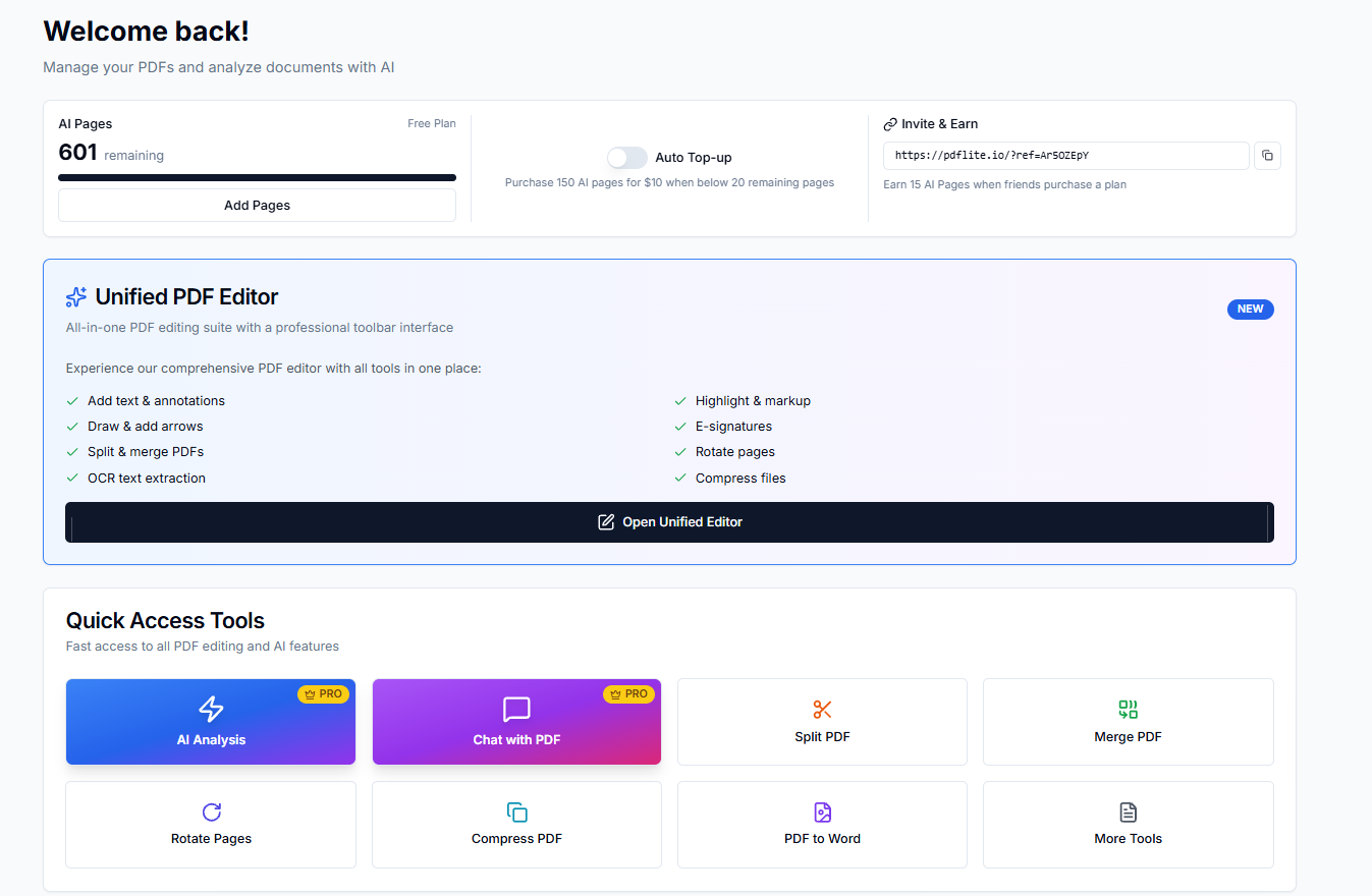 PDFlite.io screenshot 1