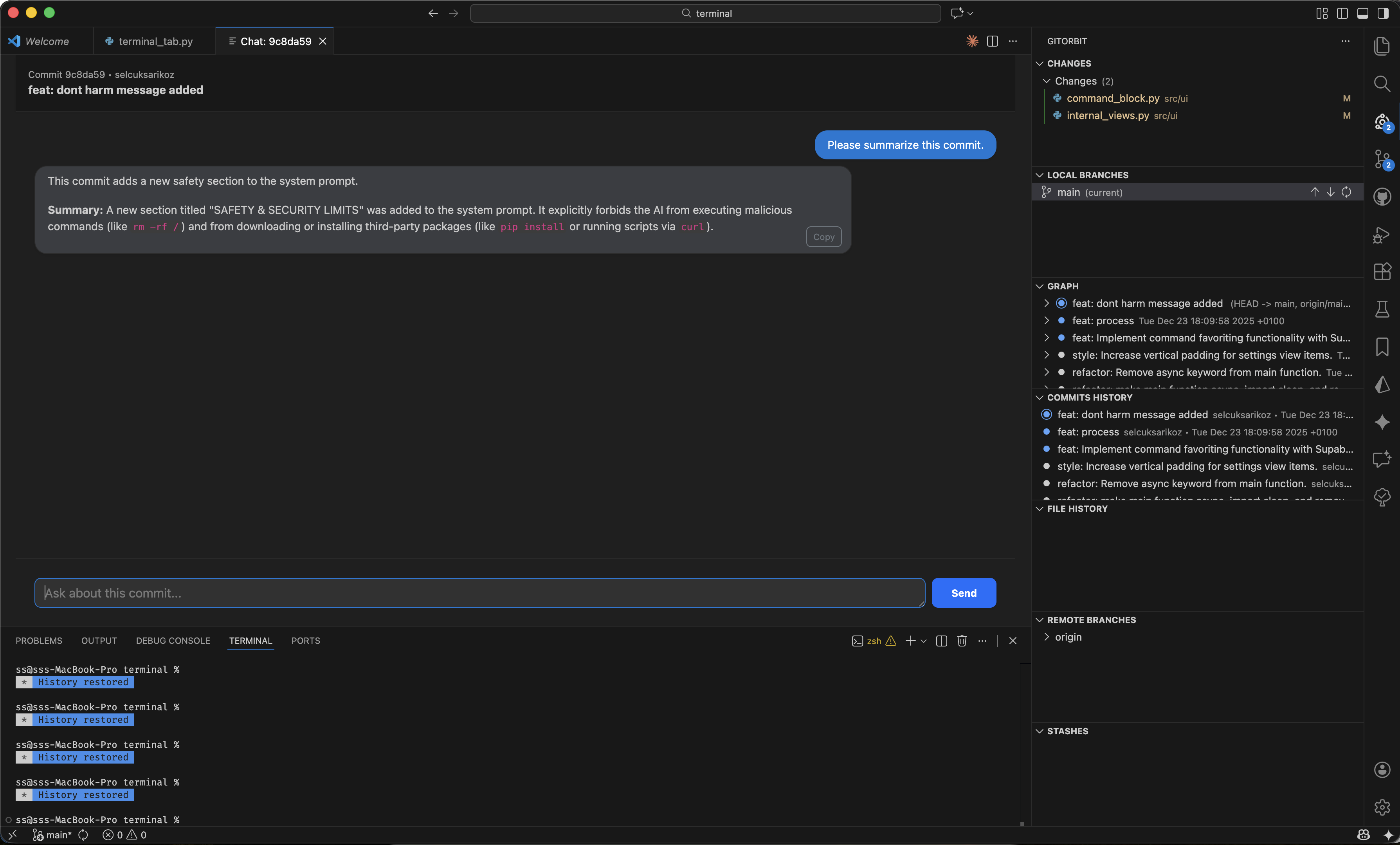 GitOrbit - Git Management for Vscode screenshot 1